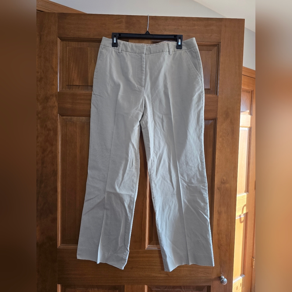 Talbots Cream Crop Pants